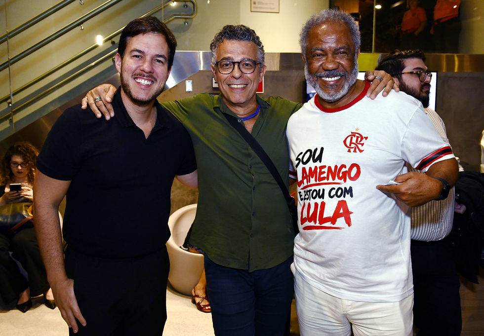 Pedro Neves, Gustavo Gasparian e Luís Antônio Pilar