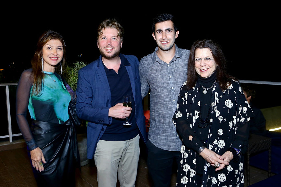 Bia Sampaio, Emmanuel de Groof-consul Belgica, Rodrigo Castro e Vanda Klabin