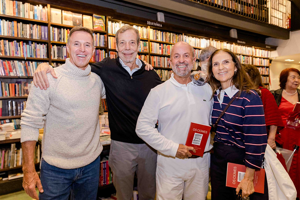 Sergio Dagostini, Bob Feith, Pedro Garcia e Ana Feith