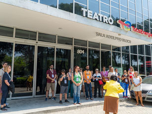 Teatro TotalEnergies: domingo na Glória - visita guiada gratuita completa roteiro cultural pelo bairro