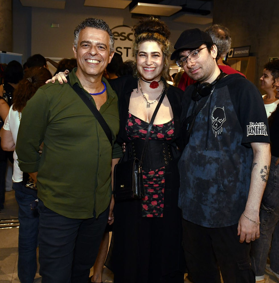 Gustavo Gasparian, Yasmin Gomlevsky e Marco Antonio