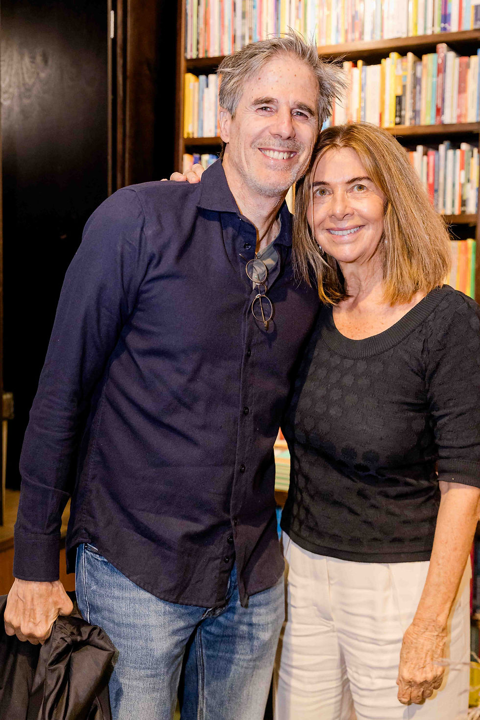 Walter Salles e Maria Helena Carneiro da Cunha