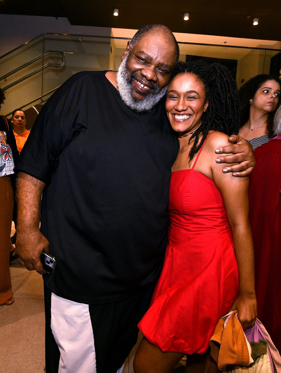 Sergio Loroza e sua filha Luiza Loroza