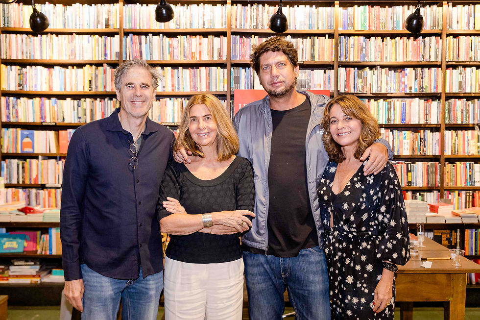 Walter Salles, Maria Helena e Joao Carneiro da Cunha e Renata Salgadi