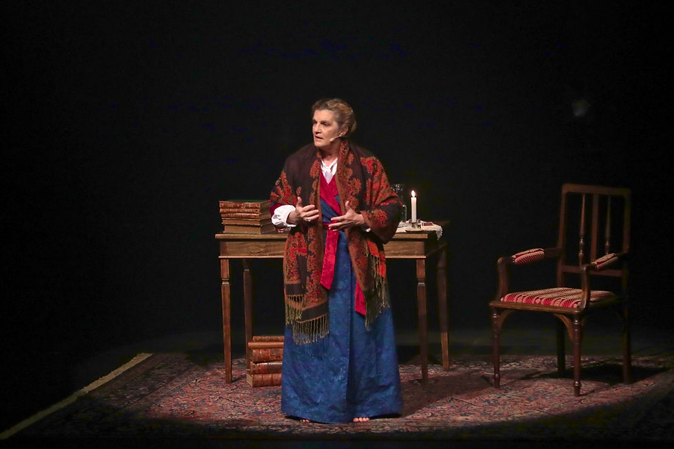 "Helena Blavatsky, a voz do silêncio" Beth Zalcman - Crédito fotográfico - Marlon Maycon