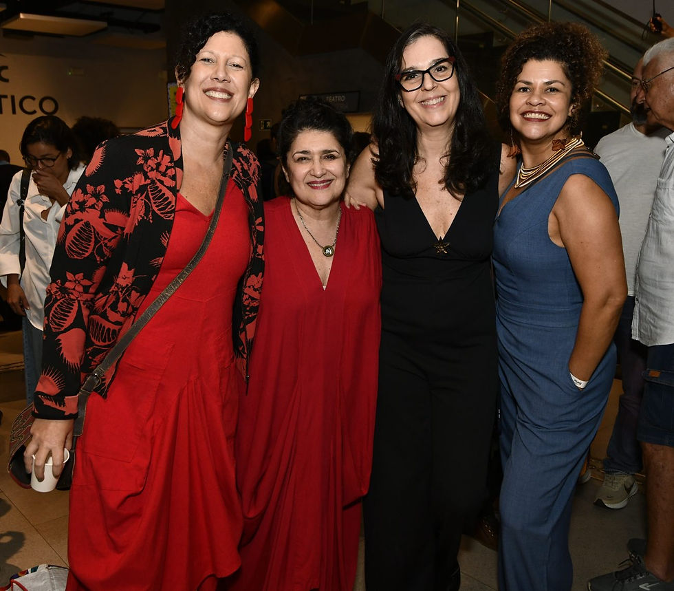 Andrea Alves, Inez Viana, Mina Quental e Leila Moreno