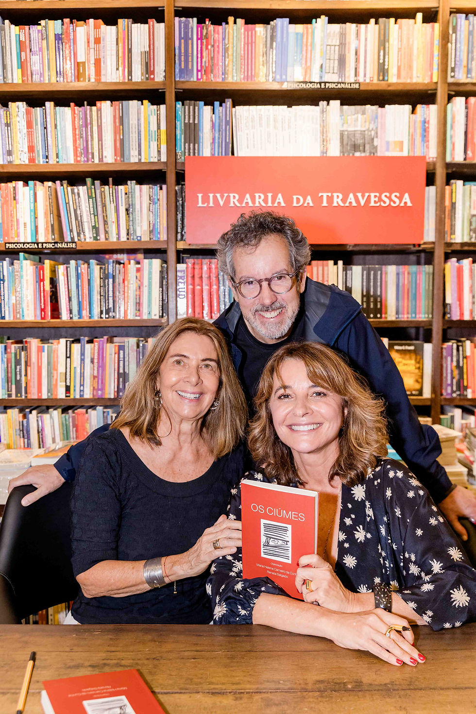 Bernardo Carvalho, Maria Helena Carneiro da Cunha e Renata Salgado