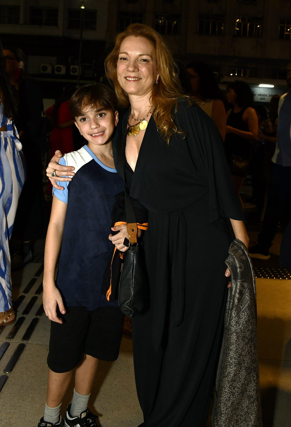 Vicente e sua mãe Marta Paret