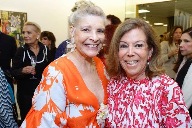Márcia Casares e jornalista Sylvinha de Castro - Fotografia: Vera Donato e divulgação 