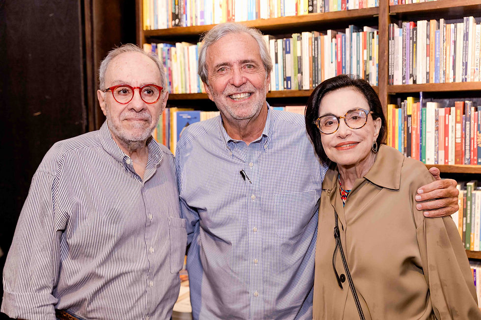 Sergio Augusto, Dida Mader e Maria Lucia Rangel