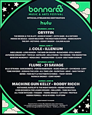 BONNAROO HULU 2022