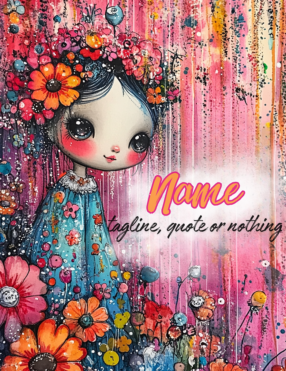 Miniature : Bold Blooming Beauty Customizable Planner Cover