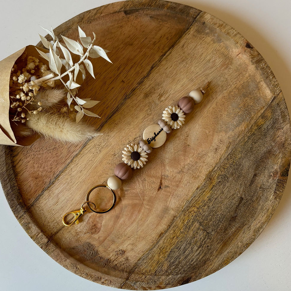 Porte clé en perles