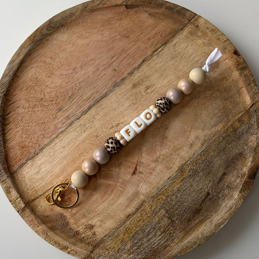 Porte clé en perles