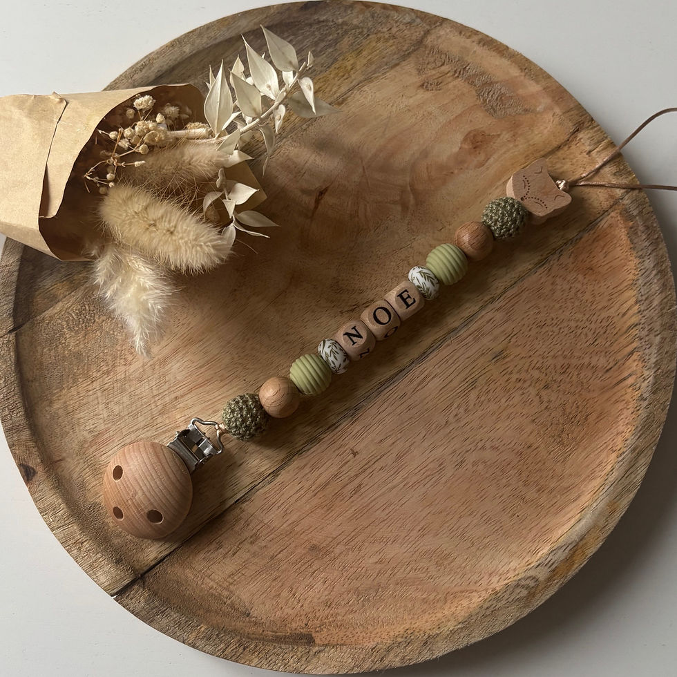 Attache tétine renard