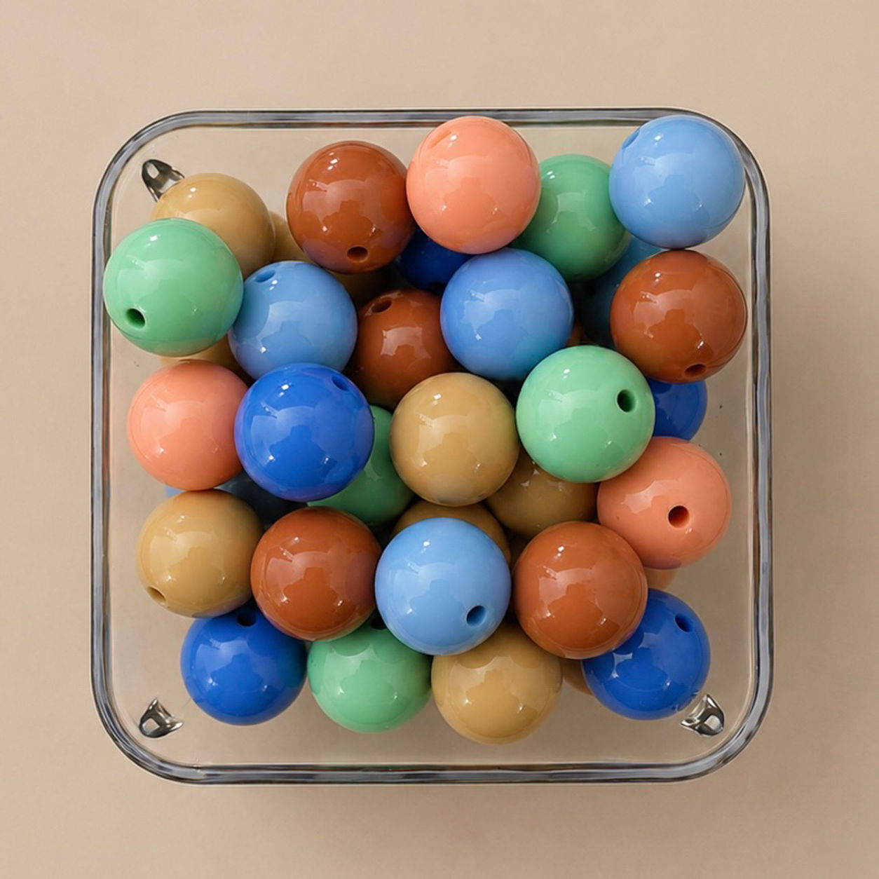 Perles silicone glossy