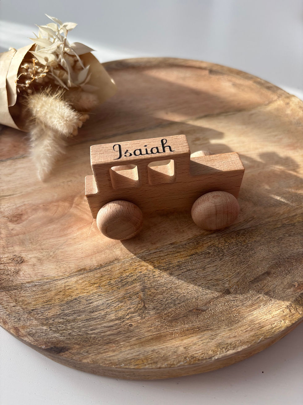 Voiture en bois personnalisé