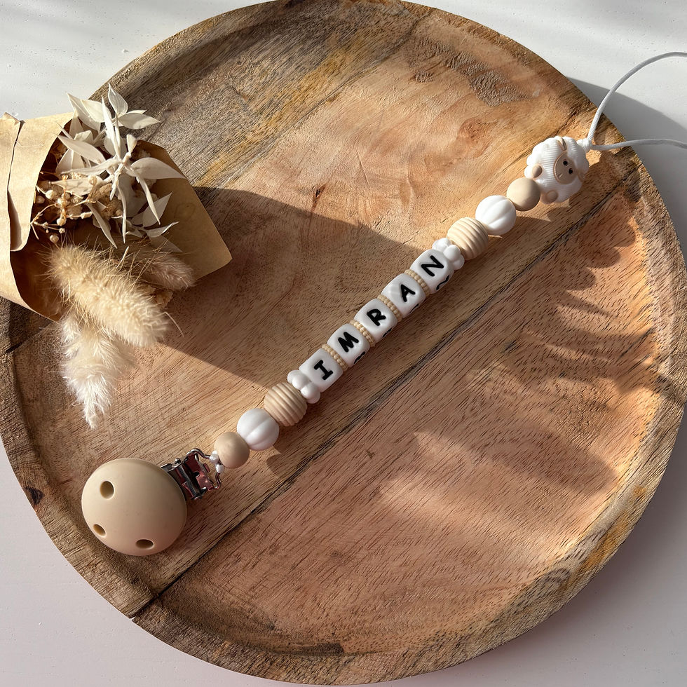 Attache tétine mouton