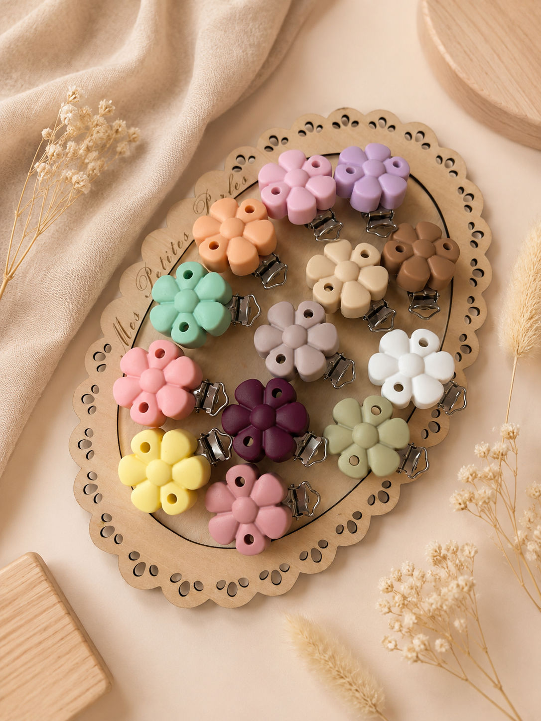 Clip fleur