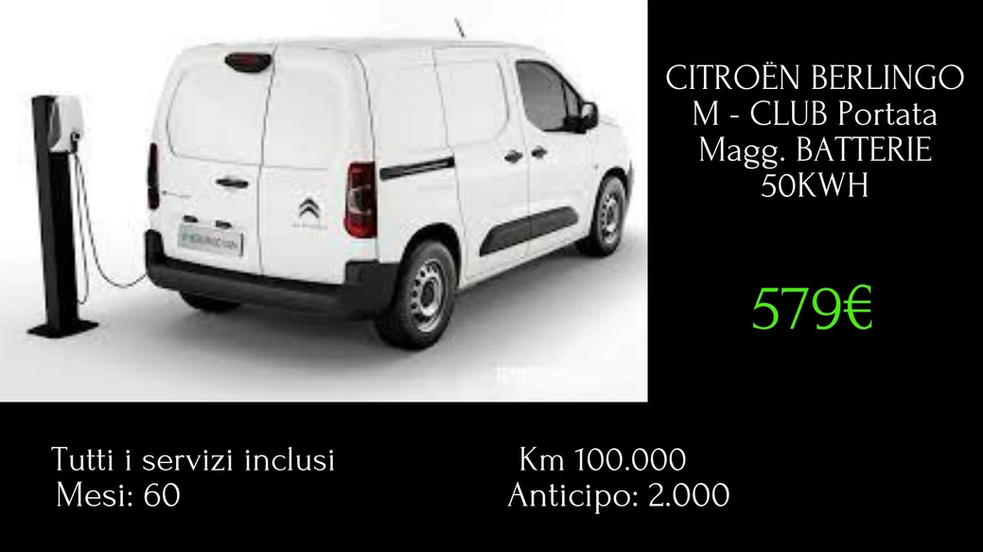 CITROEN BERLINGO M CLUB Portata Magg. BATTERIE