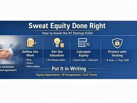 Structuring Sweat Equity: A Guide for Startups