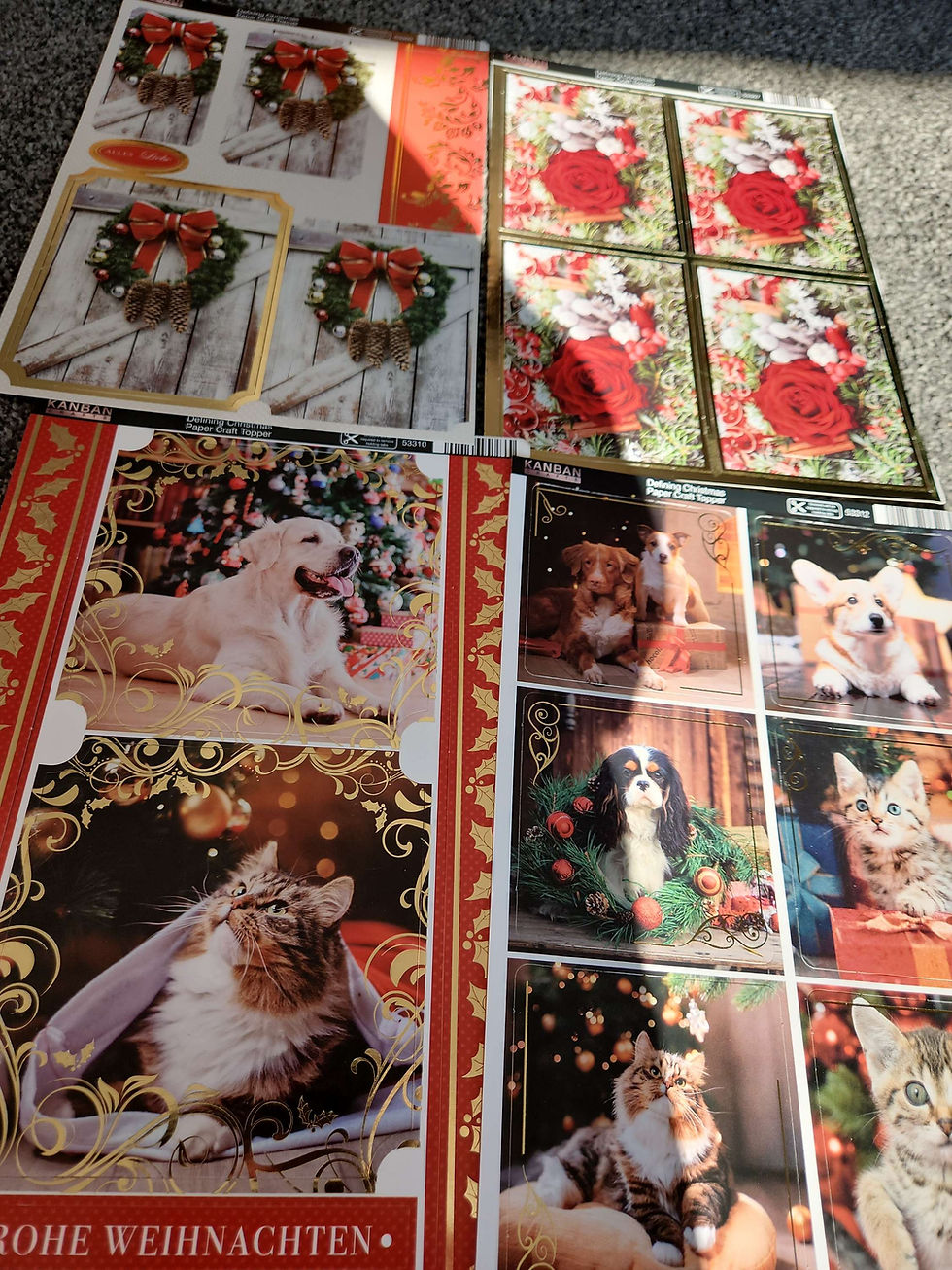 Thumbnail: kanban christmas toppers & cardstock