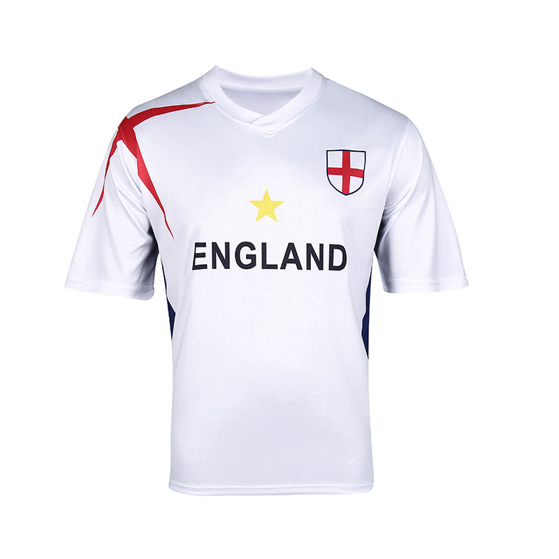 Suruida 25 Euro England Soccer Shirt for Adults Breathable Quick Dry Football Sh