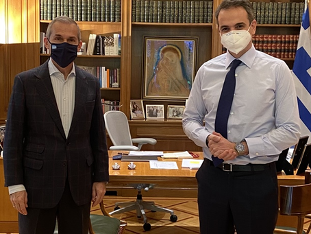 Η Λακωνία σε πρώτο πλάνο στη συνάντηση Μητσοτάκη – Δαβάκη