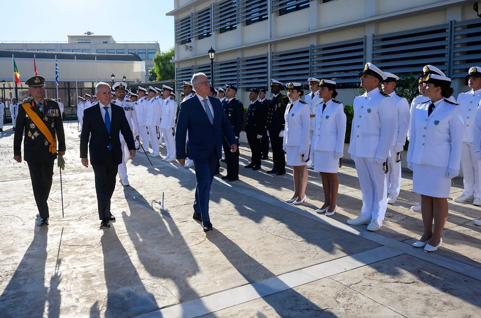Παρουσία ΥΦΕΘΑ Θανάση Δαβάκη στην τελετή ορκωμοσίας των νέων Σημαιοφόρων ΠΝ-ΕΛ.ΑΚΤ στη ΣΝΔ-9