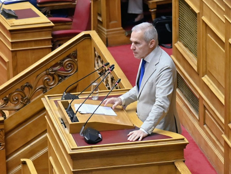 Τοποθέτηση ΥΦΕΘΑ Θανάση Δαβάκη στην Ολομέλεια της Βουλής των Ελλήνων για το Σχέδιο Νόμου που αφορά στην Αξιοποίηση της Ακίνητης Περιουσίας των Ενόπλων Δυνάμεων