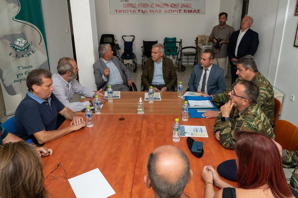 Επίσκεψη ΥΦΕΘΑ Θανάση Δαβάκη σε Στρατιωτικές Μονάδες στην περιοχή των Σερρών και της Δράμας