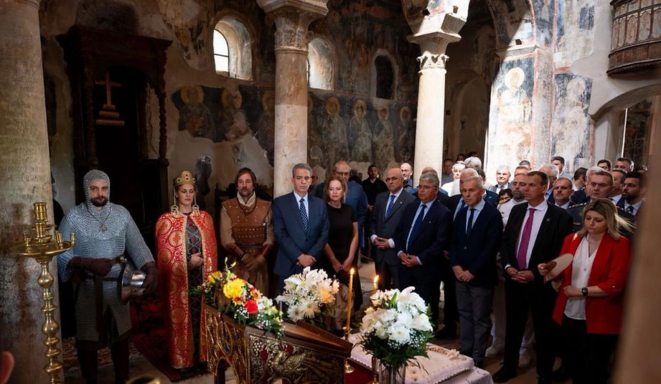 Ο ΥΦΕΘΑ Θανάσης Δαβάκης στα «Παλαιολόγεια 2026» στον Μυστρά-2