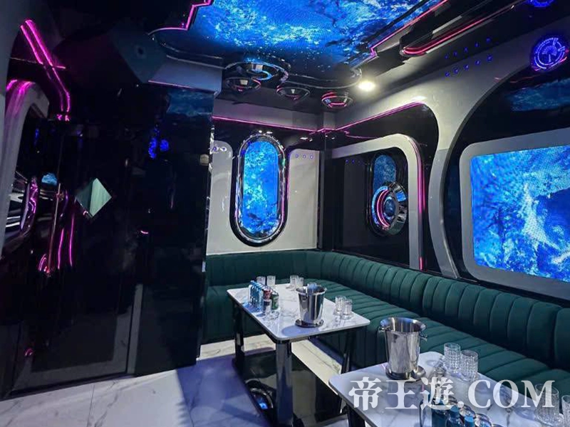 胡志明 ATLANTIS KTV 中小型包廂環境，舒適沙發與音響設備齊全