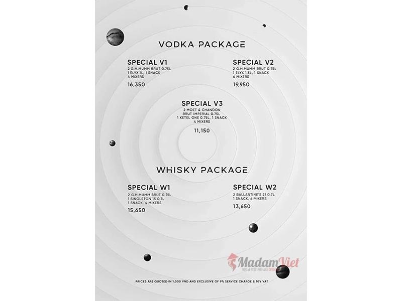 호치민 자이온 클럽 메뉴 3