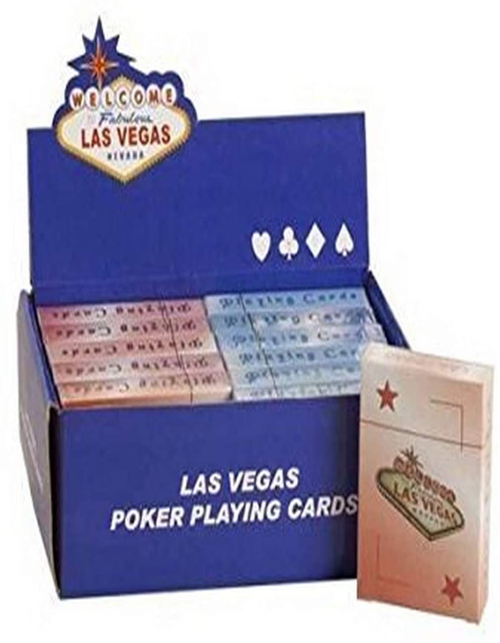 Playing Cards - 12Pc Display - Las Vegas Poker
