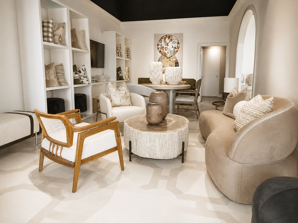 Custom upholstery West Palm Beach in a modern living room.
