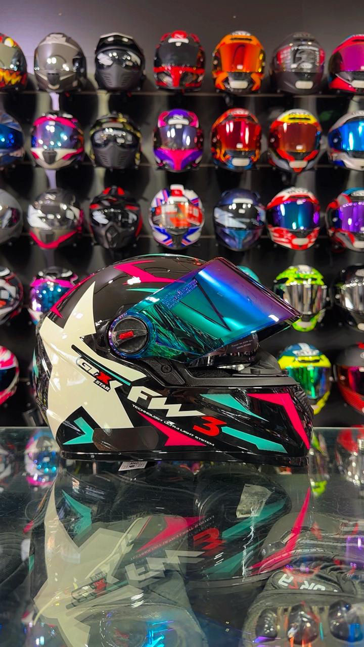 Capacete FW3 GTX Star Rosa