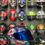 Miniatura: CAPACETE AXXIS EAGLE SKULL GLOSS BLACK/BLUE