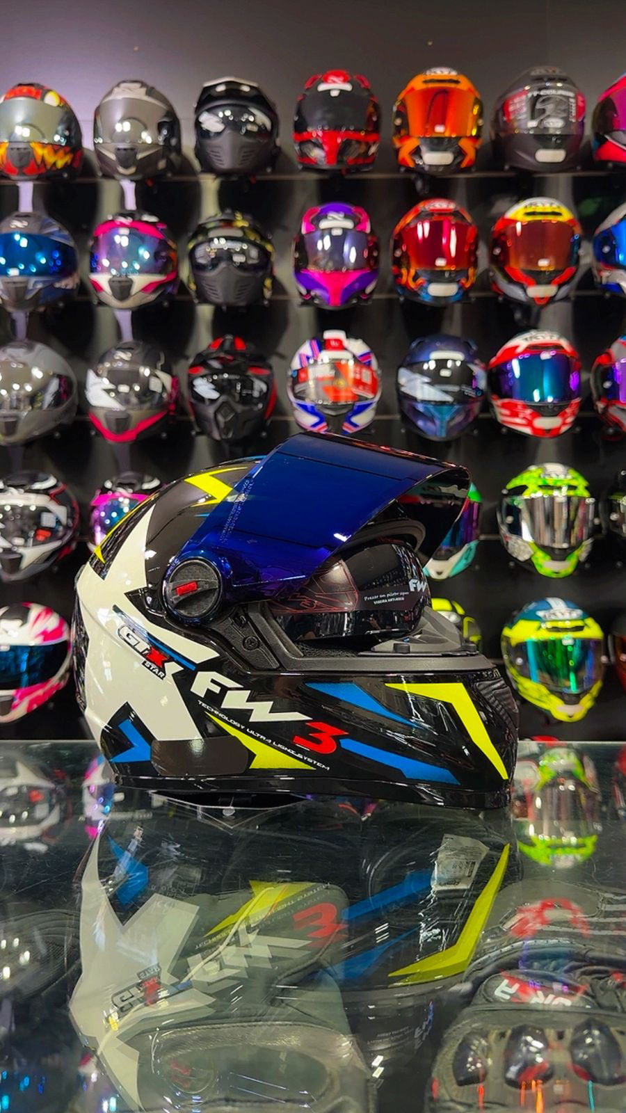 Capacete FW3 GTX Star Azul