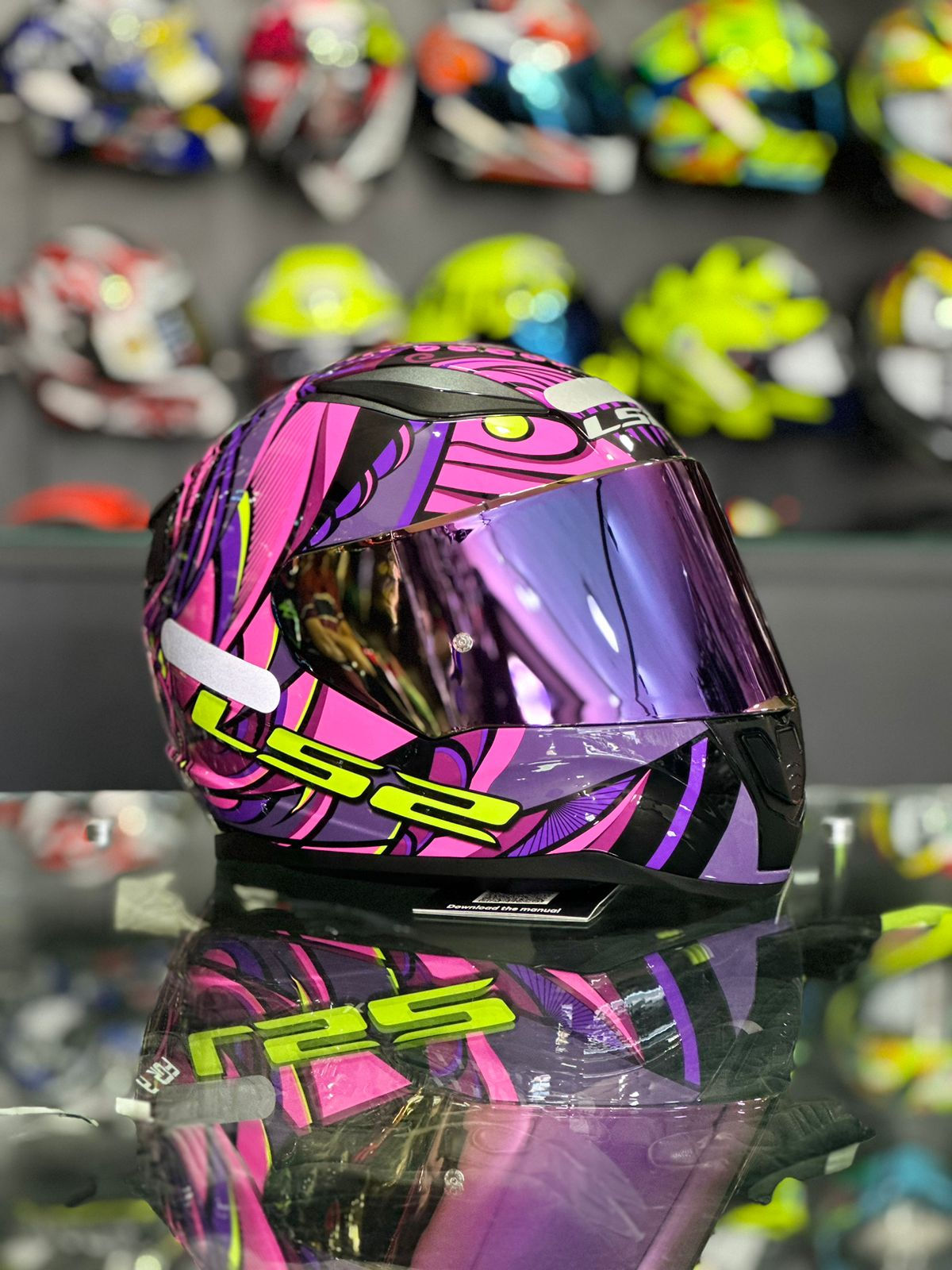 Capacete Ls2 ff353 Rapid Athena Purple 
