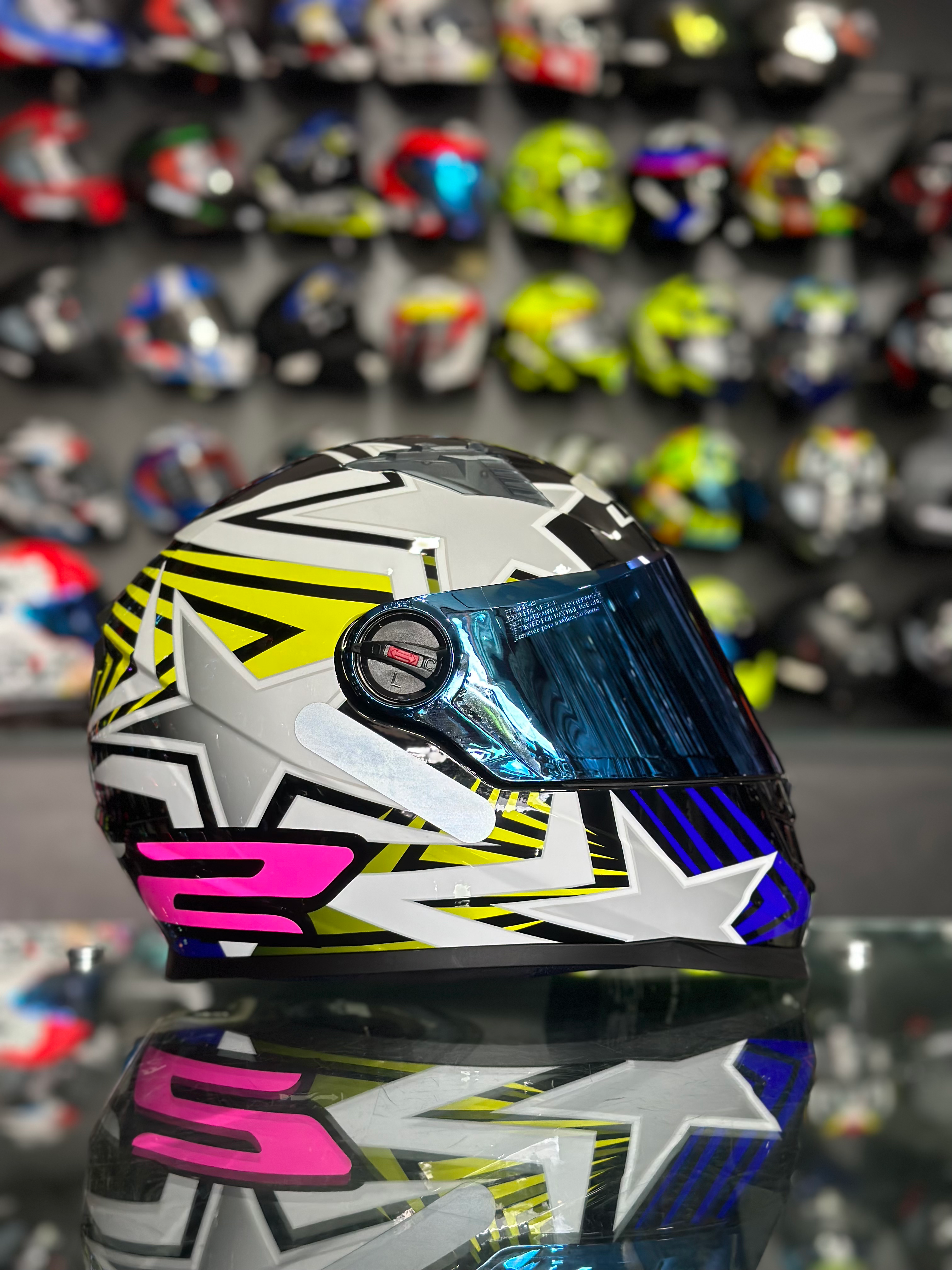 CAPACETE LS2 FF358 ESTELLAR PRETO