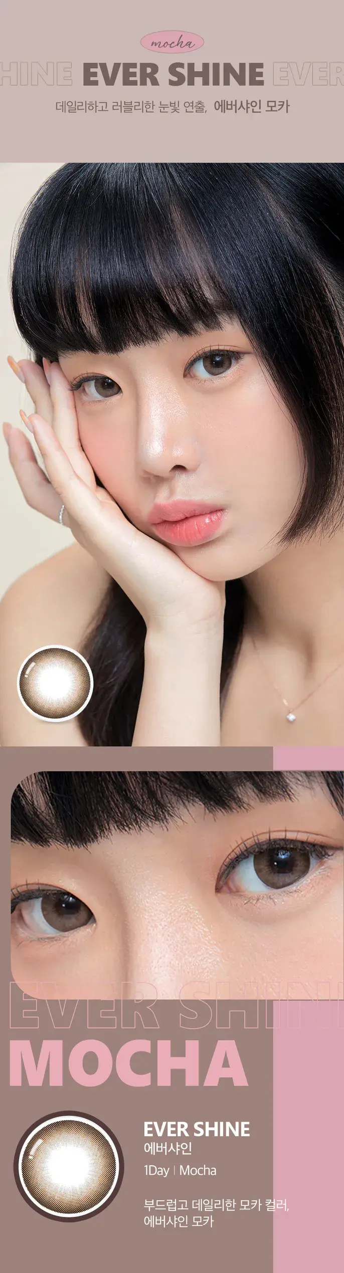 縮圖：Olens Ever Shine-Mocha 日拋20p (13.8mm) 大直徑