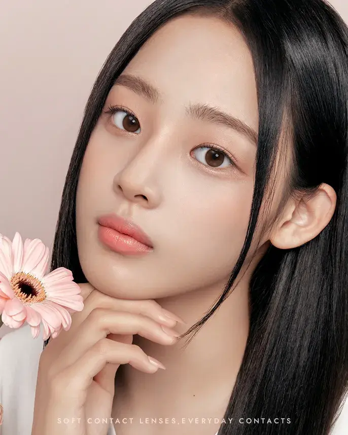 縮圖：Olens Shine Touch-Brown 日拋20p (12.7mm) 
#NewJeans同款