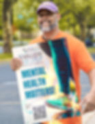 Harvie Oliver, Chief Compliance Officer for Preventive Measures at 2024 A Million Steps to Mental Health Awareness Walk in Allentown, PA