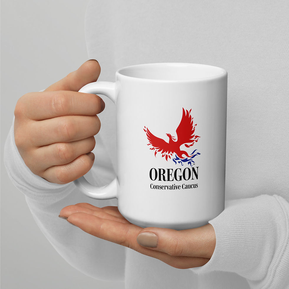 Thumbnail: OCC Logo White Glossy Mug - 3 Size Options