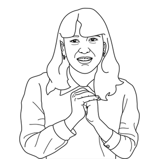  Blessed Isabel Cristina Mrad Campos | Free Download Monochrome Outline Vector in EPS and SVG