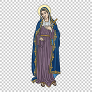Nossa Senhora das Dores | Download Grátis Ilustração Colorida sem fundo em PNG