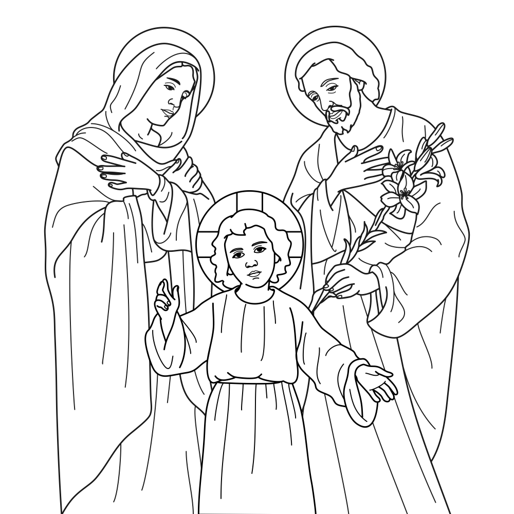 Holy Family of Nazareth, Jesus, Mary and Joseph | Free Download ...