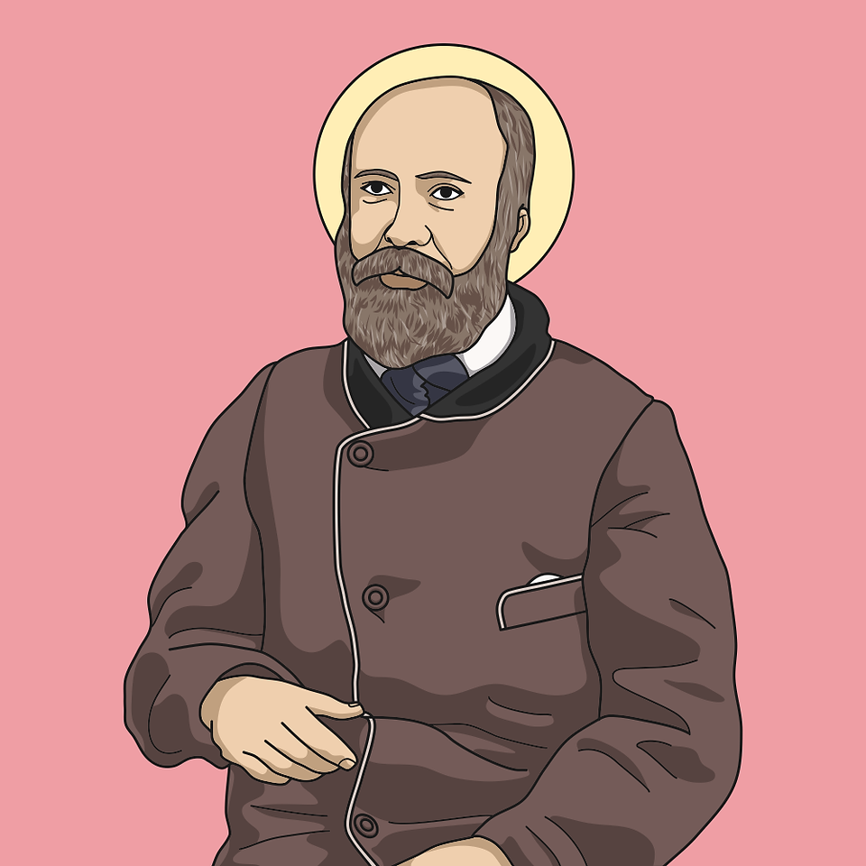 Santos Zélia Guérin y Luís Martin | Descargar Vector de color en EPS