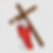 Jesucristo cargando la cruz | Descarga Gratis Ilustración Coloreada sin fondo en PNG